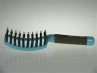 Blue handheld brush for untangling knots Castanea