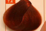 Hair color number 7.4