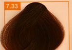 Hair color number 7.33